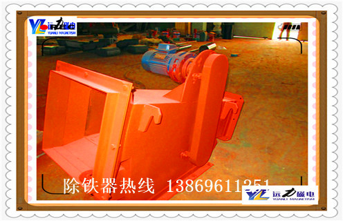 管道式粉料永磁除鐵器，廣東管道式粉料永磁除鐵器價(jià)格_遠(yuǎn)力廣東管道式粉料永磁除鐵器12000高斯_可定制工作原理_安裝示意圖