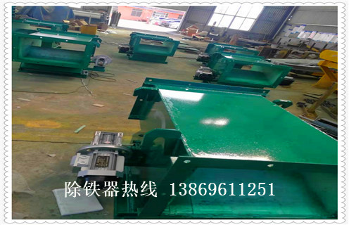 管道式永磁自卸式除鐵器，青海管道式永磁自動(dòng)除鐵器方案_遠(yuǎn)力青海管道式永磁自動(dòng)除鐵器方案應(yīng)用安裝示意圖型12000高斯_可定制工作原理