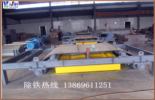 自卸帶式永磁除鐵器，云南自卸帶式永磁除鐵器_技術(shù)參數(shù)_云南自卸帶式永磁除鐵器磁塊安裝方式_如何換帶 