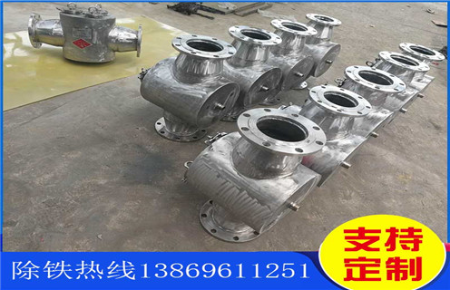 管道除鐵器，吉林管道抽屜除鐵器_遠(yuǎn)力吉林管道抽屜除鐵器12000高斯 可定制工作原理_安裝示意圖