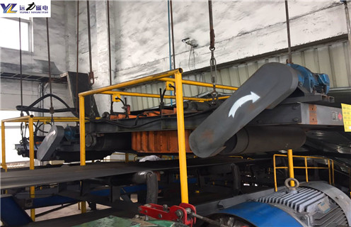 電磁自卸式除鐵器，陜西電磁自卸式除鐵器型號(hào)_陜西電磁自卸式除鐵器型號(hào)保養(yǎng)廠家配件_型號(hào)及工作視頻 